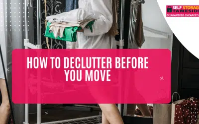 How to Declutter Before You Move
