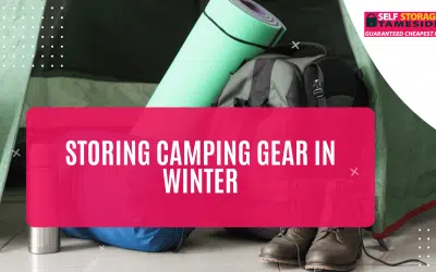 Storing Camping Gear in Winter