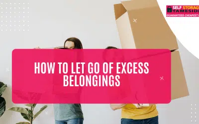 How to Let Go of Excess Belongings