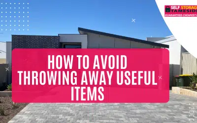 How to Avoid Throwing Away Useful Items