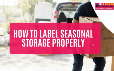 How to Label Seasonal Storage Properly