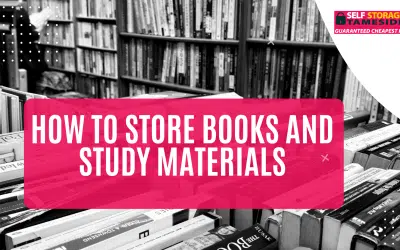 How to Store Books and Study Materials