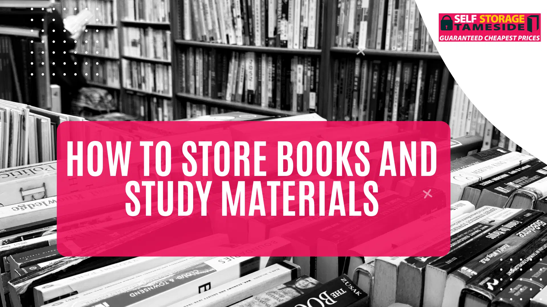 How to Store Books and Study Materials