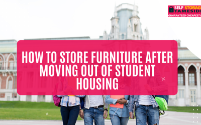 How to Store Furniture After Moving Out of Student Housing