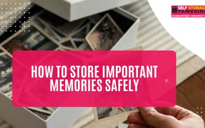 How to Store Important Memories Safely