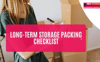 Long-Term Storage Packing Checklist