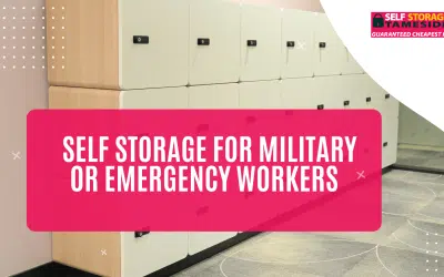 Self Storage for Military or Emergency Workers
