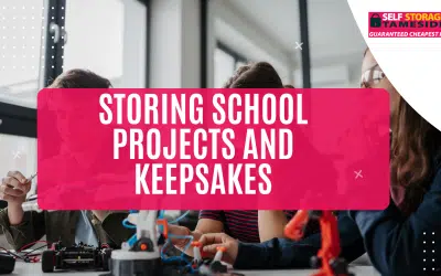 Storing School Projects and Keepsakes