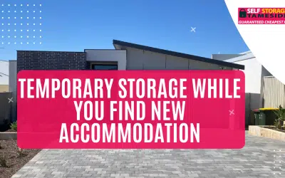 Temporary Storage While You Find New Accommodation