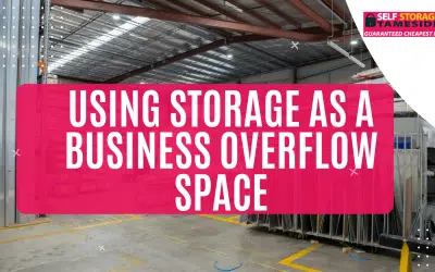 Using Storage as a Business Overflow Space