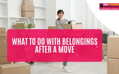 What to Do With Belongings After a Move